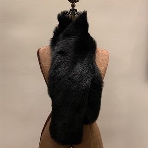 Boss Toscana Shearling Scarf